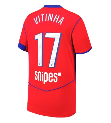 Paris Saint-Germain Vitinha #17 Tredjetrøje 2025-26 Kortærmet